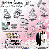 Bridal Show Jewelry Flier Sample Ad