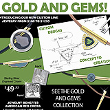 Gold and Gems Sample Ad
