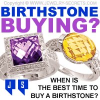 Best Time To Buy Birthstone Jewelry