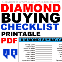 Diamond Buying Checklist