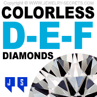 Colorless Pure White D-E-F Diamonds