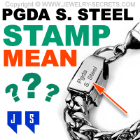 Pgda S Steel Stamp On Necklace Mean?