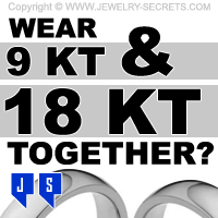 Can You Wear 9 Karat Gold And 18 Karat Gold Together?