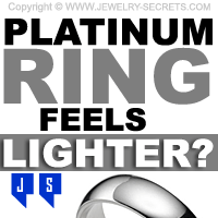 Platinum Ring Feels Lighter After A Sizing