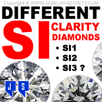 Different SI Clarity Diamonds