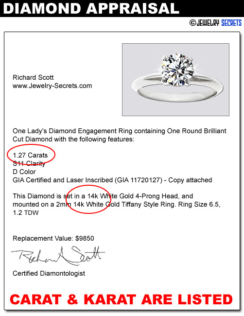 Diamond Ring Appraisal!