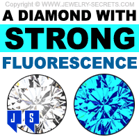 A Diamond With Strong Fluorescence
