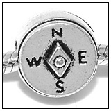 Compass Charm Bead