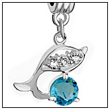 Dolphin Charm Bead Dangle