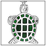 Green Sea Turtle Charm Bead