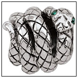 Serpent Snake Charm Bead