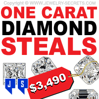 One Carat Diamond Steals