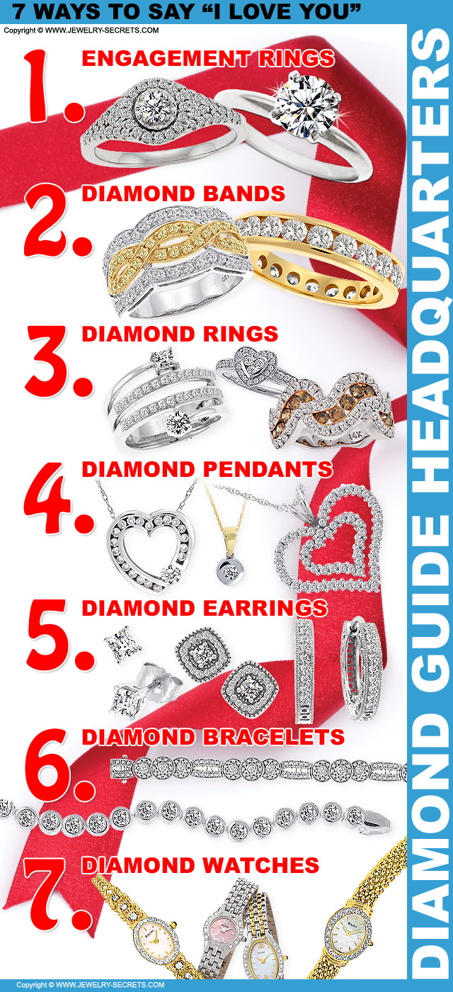 7 Ways To Say I Love You With Diamonds!