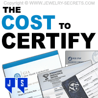 The Cost To Certify A Diamond