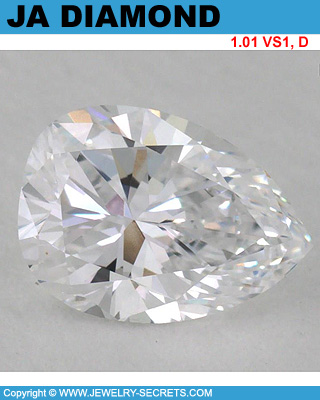 VS1 D Pear Shaped Diamond!