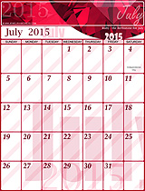 Free July 2015 Calendar!