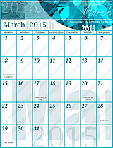 Free March 2015 Calendar!