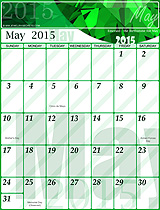 Free May 2015 Calendar!