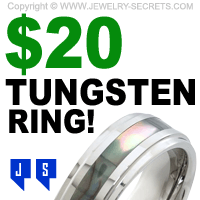 A Twenty Dollar Tungsten Ring