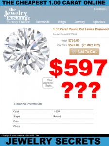 THE MOST INEXPENSIVE ONE CARAT DIAMOND – Jewelry Secrets