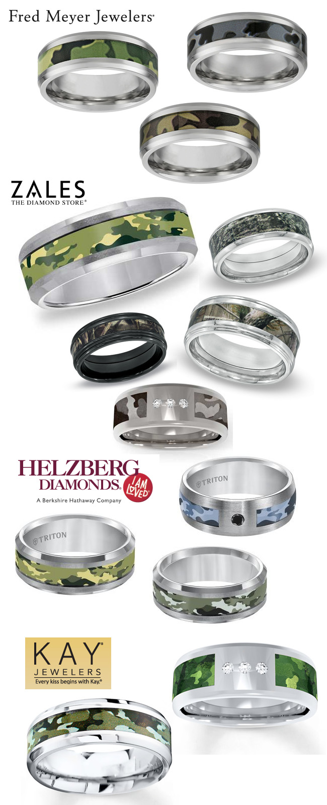 Cool Camouflage Rings