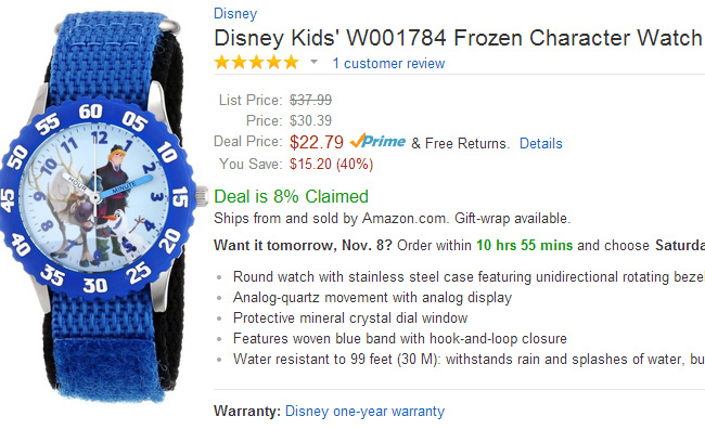 Disney Frozen Watch Sale
