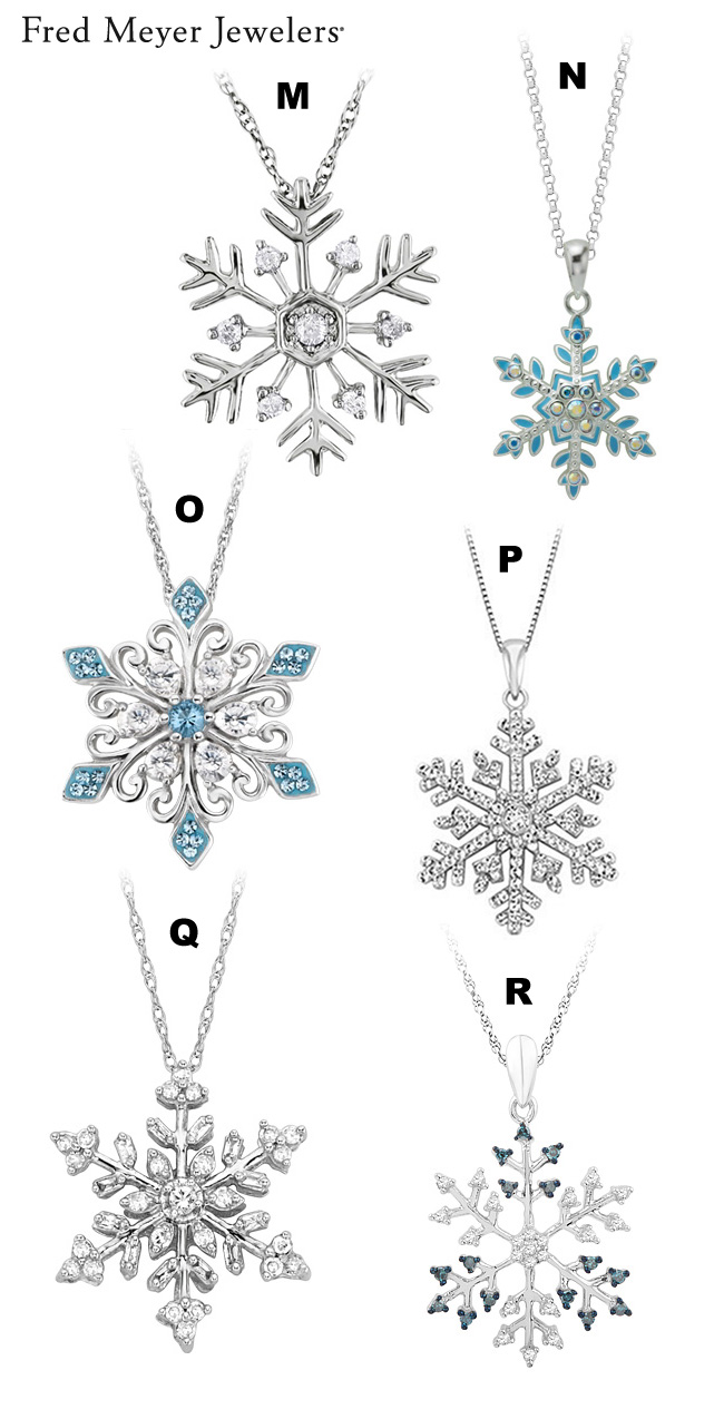 Fred-Meyer-Jewelers-Snowflake-Pendants