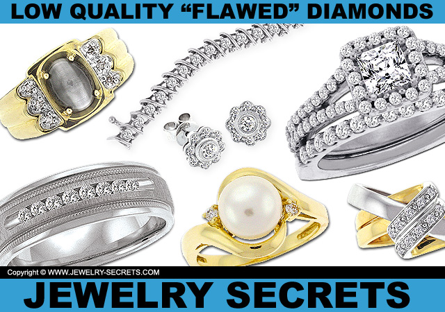 Low Quality Flawed Diamonds