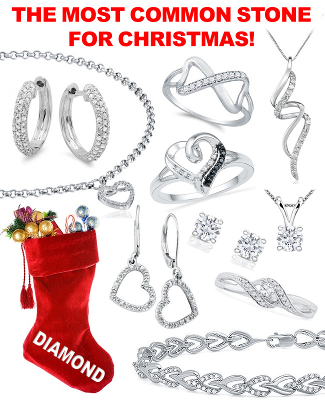 The Most Common Gemstone For Christmas Is Diamond The Most Common Gemstone For Christmas Is Diamond