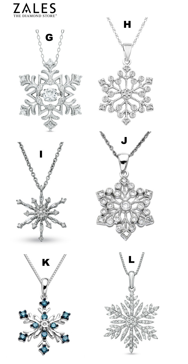 Zales-Snowflake-Pendants