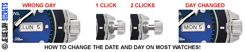 Day Date Changed on Watch