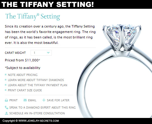 The Tiffany Setting