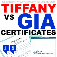 Tiffany Co Versus GIA Diamond Report Certificates
