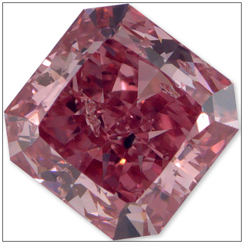 040 Carat Fancy Vivid Purplish Pink Diamond
