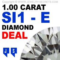 1 Carat SI1 E Diamond Deal