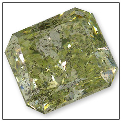 102 Carat Fancy Yellowish Green Diamond