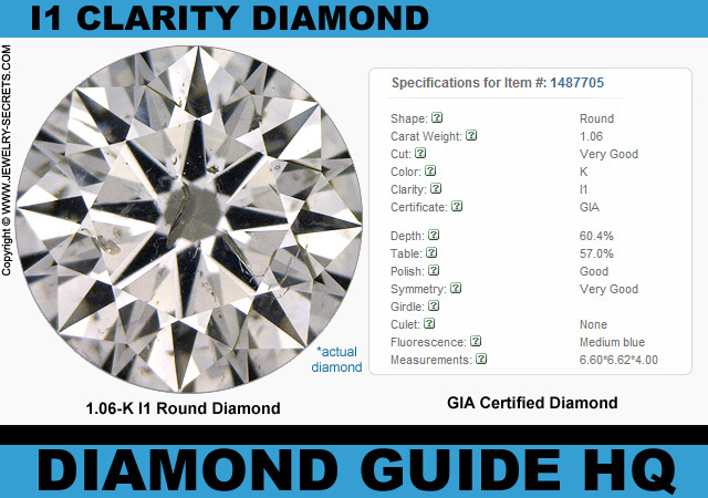 1.06 K I1 Very Good GIA Round Diamond