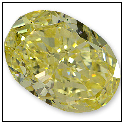 305 Carat Fancy Intense Yellow Diamond