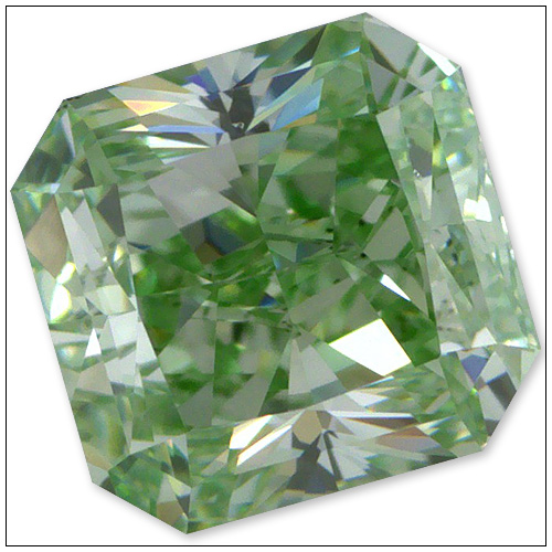 73 Point Fancy Intense Green Diamond