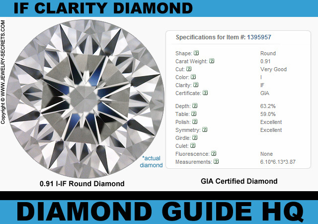 .91 I IF Very Good GIA Round Diamond
