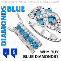 Blue Colored Caribbean Diamonds