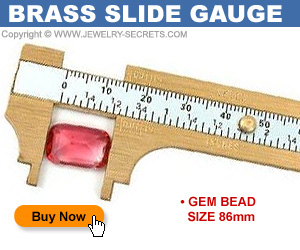 Brass Sliding Millimeter Gauge