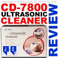 CD 7800 Jewelry Ultrasonic Cleaner