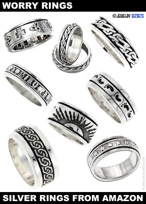 Cheap Sterling Silver Worry Rings
