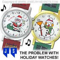 The Problem with Fun Musical Holiday Christmas Watches
