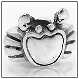 Crab Charm Bead