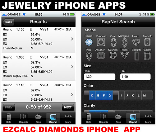 EZcalc Diamonds iPhone App!