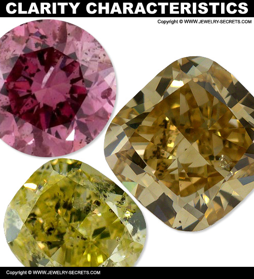 Fancy Color Diamond Clarity Characteristics