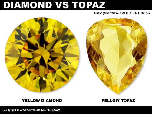 Fancy Yellow Diamond Versus Yellow Topaz