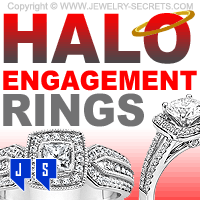 Diamond Halo Engagement Rings